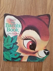 1968 Walt Disney The Bambi Book by Mel Crawford Golden Shape Book Softcover - Bild 1 von 3