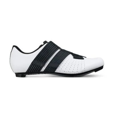 Fizik Hombre Tempo Powerstrap Calzado de Ciclismo, Blanco/Negro, 4 - 4.5 EE. UU. Foto 1 de 4