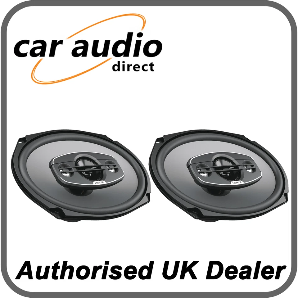 Hertz UNO X690 4-way 6"x9" Car Audio 4Ω Coaxial Speakers Door Rear Shelf 340W  - Image 1 of 1