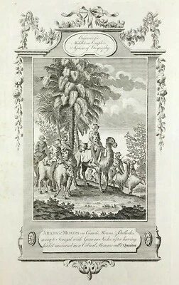 Arabs and Moors On Camels and Horses and Bullocks Middletons original 1777 — 第 1/3 张图片