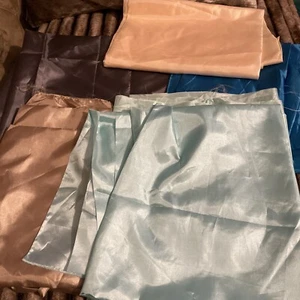 Job lot 10m mix colours haboti lining Fabric 45 wide - Picture 1 of 2