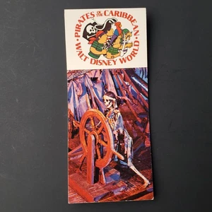 Vintage 1980 Walt Disney World Fluch der Karibik Foto Postkarte Buch 8ct Neu - Bild 1 von 5