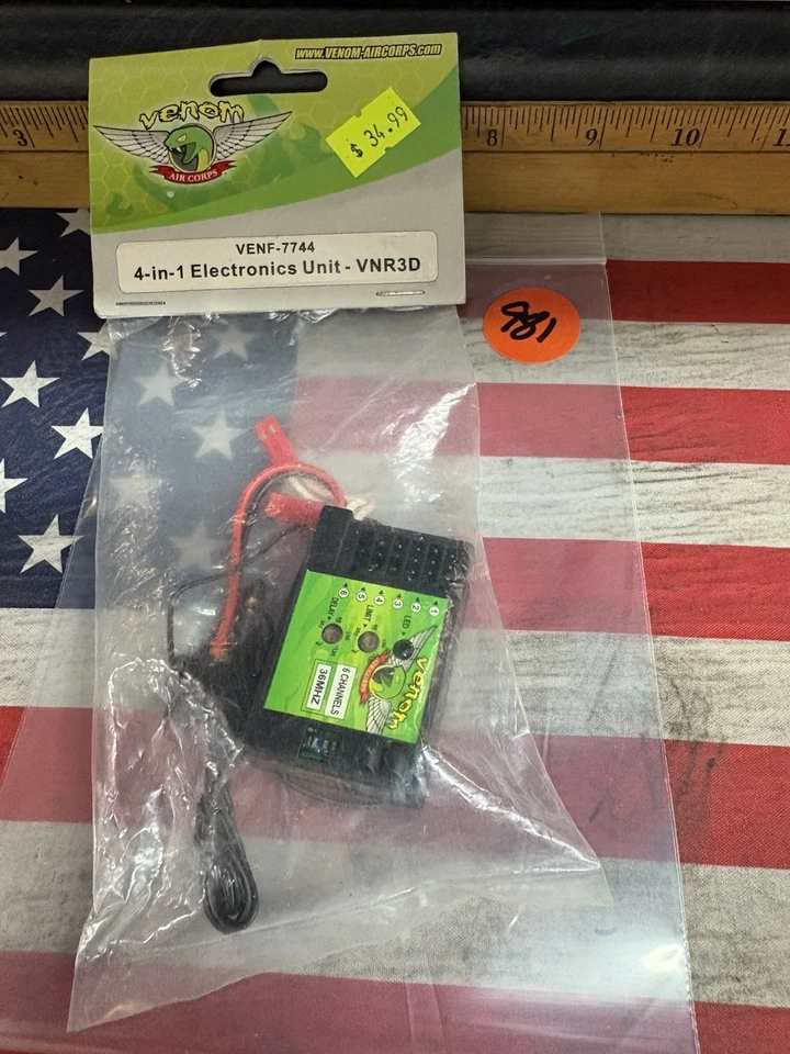 Unidad electrónica Venom VENF-7744 4 en 1 - VNR3D NewInPack enviado a EE. UU.�� Foto 1 de 4