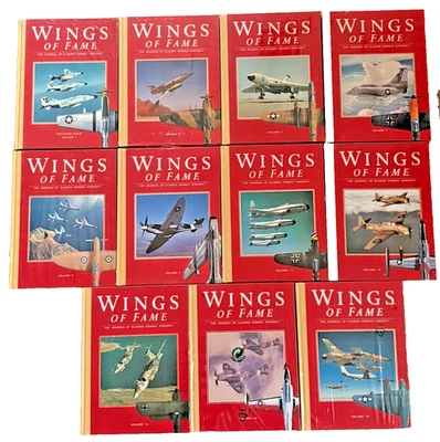 WINGS OF FAME Vol: 1-5, 9, 11, 13, 14, 16, 18 Journal of Classic Combat Aircraft - Image 1 of 4
