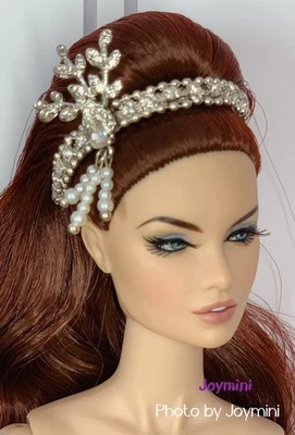 Headpiece For Fashion Royalty Integrity Poppy Parker FR NuFace Dolls Jewelry 1/6 - Image 1 of 4