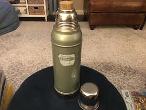 Vintage Universal Stanley Super Vac Thermos Bottle 13" Unbreakable N944 Cork - Picture 1 of 3