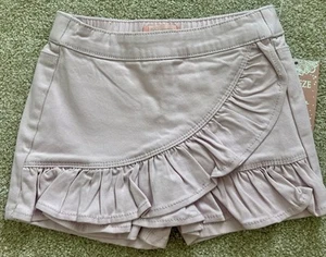NWT Girls Pink Front Ruffle Skort Elastic Waist Sz 6 - Picture 1 of 2