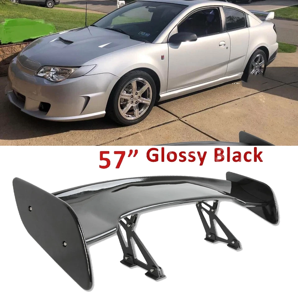 Glossy Black 57" Rear Spoiler Wing Truck GT-Style For Dodge Neon 2000-2005 Foto 1 de 4