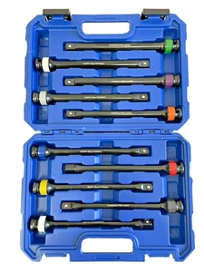 Sale! 10pc 1/2" Drive Torque Extension Bar Set Limiting Extension Torque Sticks - Picture 1 of 2