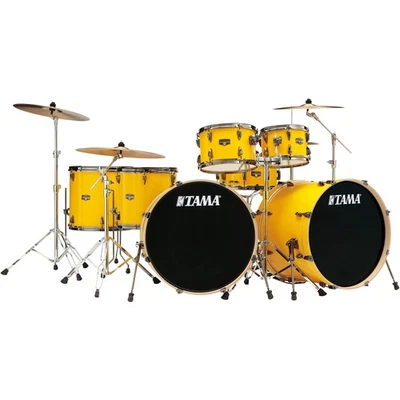 Tama Imperialstar LE 7 Piezas Doble Bajo Batería, Lars Ulrich Eléctrico Amarillo Foto 1 de 4