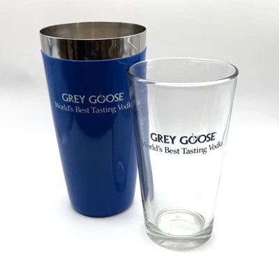 Grey Goose  2-Piece Boston Shaker, 16 oz. Pint Mixing Glass & 28 Oz. Shaker NEW - Image 1 of 4