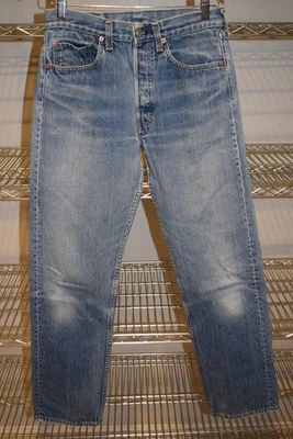 Levi's 501 RARE vtg Usa Made 80s Jeans Tag 32 x 34 Measures 29 x 29.75 - Image 1 of 4