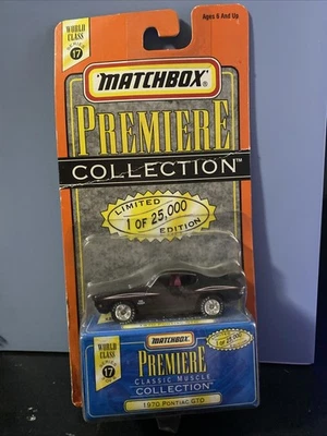 Matchbox PONTIAC GTO - Premiere Collection World Class Series 20 - BLUE - Image 1 of 3