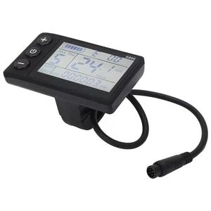 Durable ABS Electric Bike LCD Screen 22.2mm Bracket Backlit Design - Picture 1 of 16