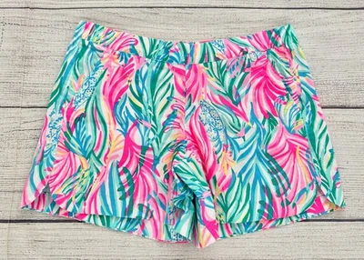 Pantalones Cortos LILLY PULITZER OCEAN VIEW Mujer XS Multi Sea Turtle Soiree EXC Foto 1 de 4