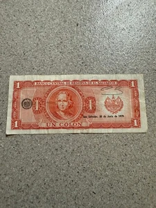 El Salvador Un Colon 1979. - Bild 1 von 3