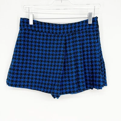 NEW ZARA Women's Tweed Houndstooth Wrap Skort XS - Image 1 of 4