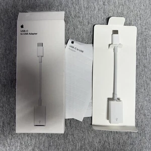 Original Genuine Apple MJ1M2AM/A USB to USB-C Adapter Open Box - Picture 1 of 7