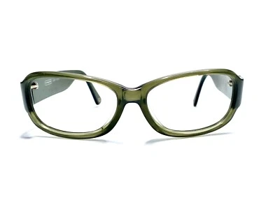 Gafas envolventes rectangulares transparentes verde oliva Coach logotipo Temple Lisbeth 54 16 125 Foto 1 de 4