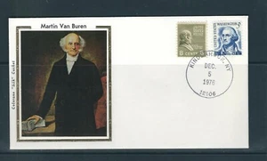 USA Presidents / Martin Van Buren . ( NOT A FDC ). Colorano Silk Cachet - Picture 1 of 1