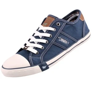 Zapatillas deportivas hombre Mustang de lona azul 4058310/841 - Imagen 1 de 7