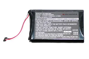 Battery Fits Garmin Approach G7 - Golf GPS Device / 010-01230-01 - Picture 1 of 3