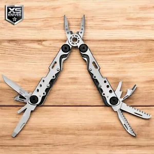 13 in 1 MULTITOOL Pliers SURVIVAL Camping Pocket Knife Screwdriver w/ Pouch EDC - Picture 1 of 5
