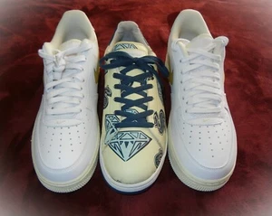 NIKE AIR FORCE 1 07 #Bendi CONE Vanilla White Shoes #LUXURY Sneaker SHOES SIZE 8 - Picture 1 of 21