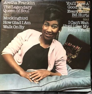 Aretha Franklin The Legendary Queen of Soul Vinyl 2xLP Gatefold Compilation - Picture 1 of 12
