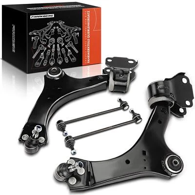 2x Bras Suspension 2x Barre Stab Avant pour Ford Galaxy Mondeo IV S-Max Volvo - Photo 1/2