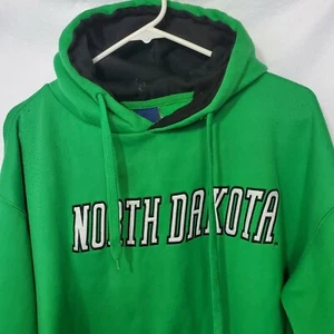 OVB Old Varsity Brand Hoodie Sweatshirt North Dakota Green Mens - Picture 1 of 9