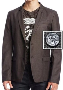 NWT Diesel Contemporary Slim Fit Jacket Blazer Sport Coat LOGO Detail Size M - Bild 1 von 10