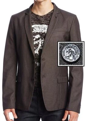 NUEVO CON ETIQUETAS Diesel Contemporánea Chaqueta Blazer Abrigo Deportivo Detalle LOGO Talla M Foto 1 de 4