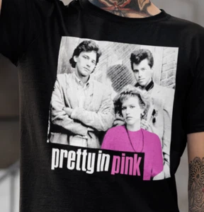 Pretty In Pink 80s Vintage T-Shirt - Foto 1 di 5