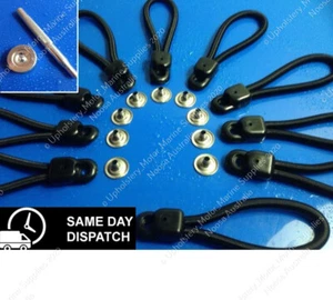 Bungee Loops - 90 mm - paquete de 20 - bucle de reparación marina Bunji Tonneau Ute incl. herramienta - Imagen 1 de 6