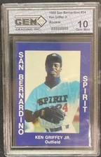 1988 KEN GRIFFEY JR. #34 SAN BERNARDINO GEM 10 ENN Cards