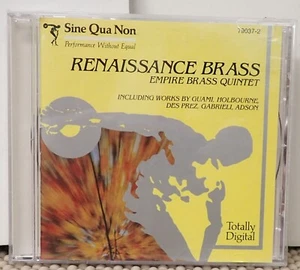Renaissance Brass - Empire Brass Quintet - Sine Qua Non CD 1984 - Picture 1 of 3
