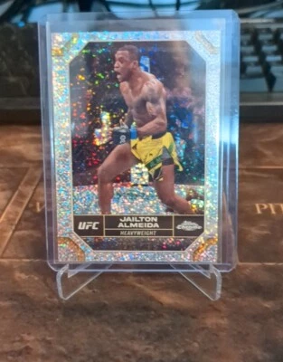 2024 Topps Chrome UFC #86 Jailton Almeida Speckle Refractor SP/299 - Image 1 of 3
