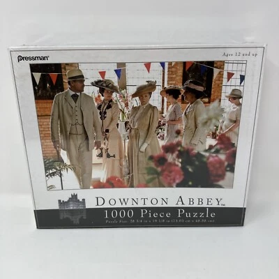 Rompecabezas Downton Abbey 2012 1000 piezas sellado #10683 Pressman Post Edwardian Crawley Foto 1 de 4