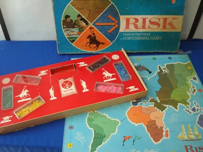 Vintage Risk Parker Brothers Continental Board Game No 44 1968 USA VINTAGE - Image 1 of 4