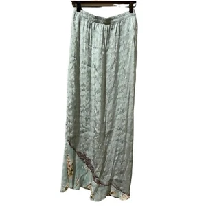 VINTAGE VISKOSE MAXIROCK UNTERTEIL DESIGN BESTICKT HERGESTELLT IN DEN USA DAMEN 14 | J1 - Bild 1 von 8