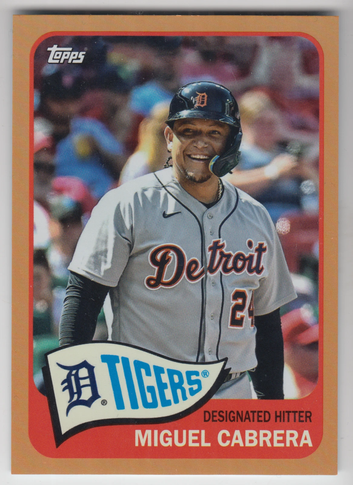 2023 TOPPS ARCHIVES MIGUEL CABRERA /15 ORANGE HOT FOILBOARD #126 DETROIT TIGERS