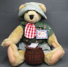 Vintage 1992 Cornelius Vanderbear Picknickkorb 21 Zoll North American Bear Company