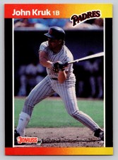 1989  Donruss #86 John Kruk San Diego Padres