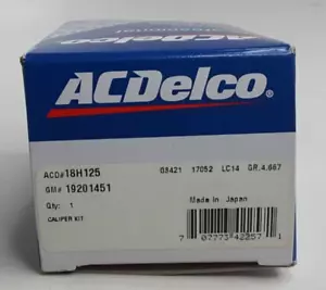 ACDelco 18H125 Gold Brake Front Caliper Rebuild Kits 19201451 - Picture 1 of 3