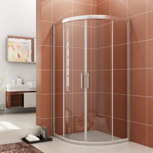 SUNNY  36.7" x 36.7" x 72" Corner Shower Door Sliding Shower Enclosure Chrome - Picture 1 of 9