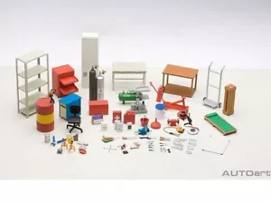 1/18 Scale Models Garage Workshop Kit Accessory Set Version 1 By AUTOart 49110 - Picture 1 of 3