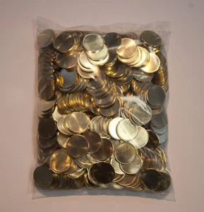 Trimeta Münzen,25,70x1,5mm, 500 Stück, Wertmarke, Einkaufswagenchip - Bild 1 von 3