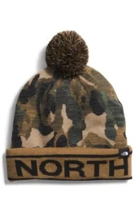 The North Face Kids' Ski Tuke Beanie in Utility Brown Camo Size Medium (10) - Picture 1 of 4