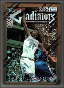 1996-97 Finest Refractors #66 Kevin Garnett BRONZE w/coating intact GLADIATORS - Picture 1 of 2
